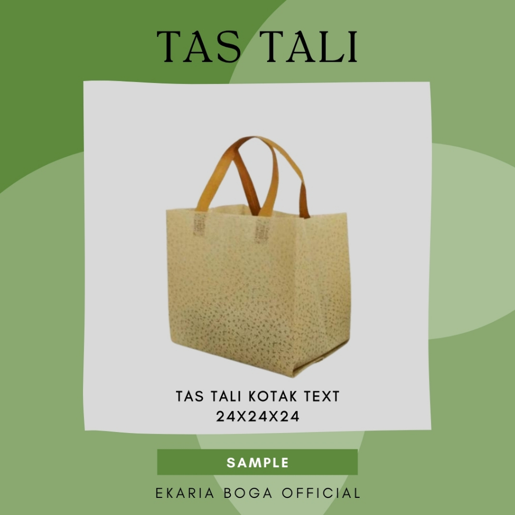 

TAS | TAS TANGAN | SOUVENIR | HSH BOX TEKSTUR | TAS TALI KOTAK TEXT 24