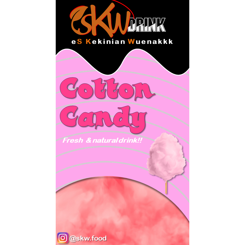 

SKW Drink Powder Cotton Candy 230 gr