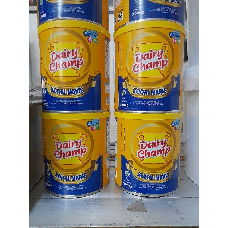 

Susu Dairy Champ kaleng 1kg susu krimer kental manis