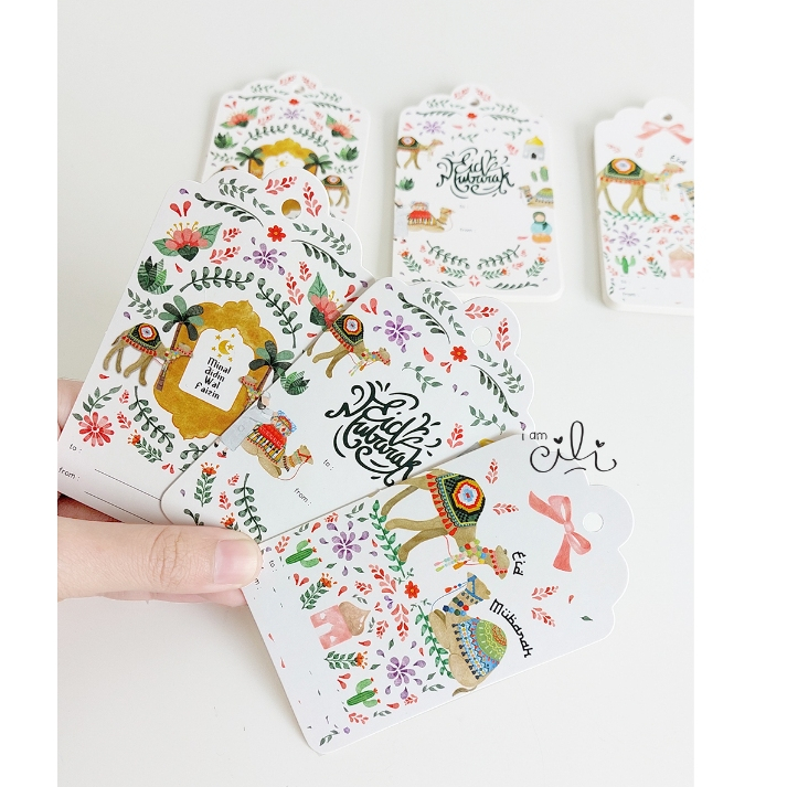 

(HTIF124) TAG ucapan idul fitri lebaran AVARREL (ADA LUBANG)