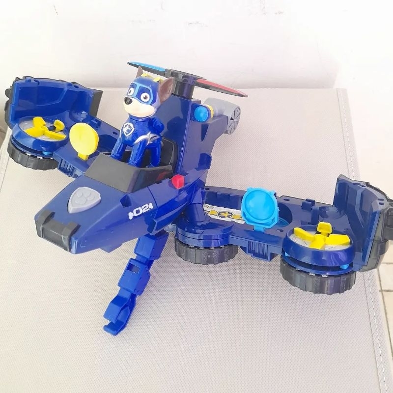 Paw Patrol Flip Fly Chase - Brand Spind Master Figure Anjing Mainan Anak Laki Kartun Paw Patrol