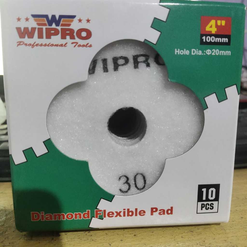 Diamond flexible pad grid 30 wipro 10 pcs