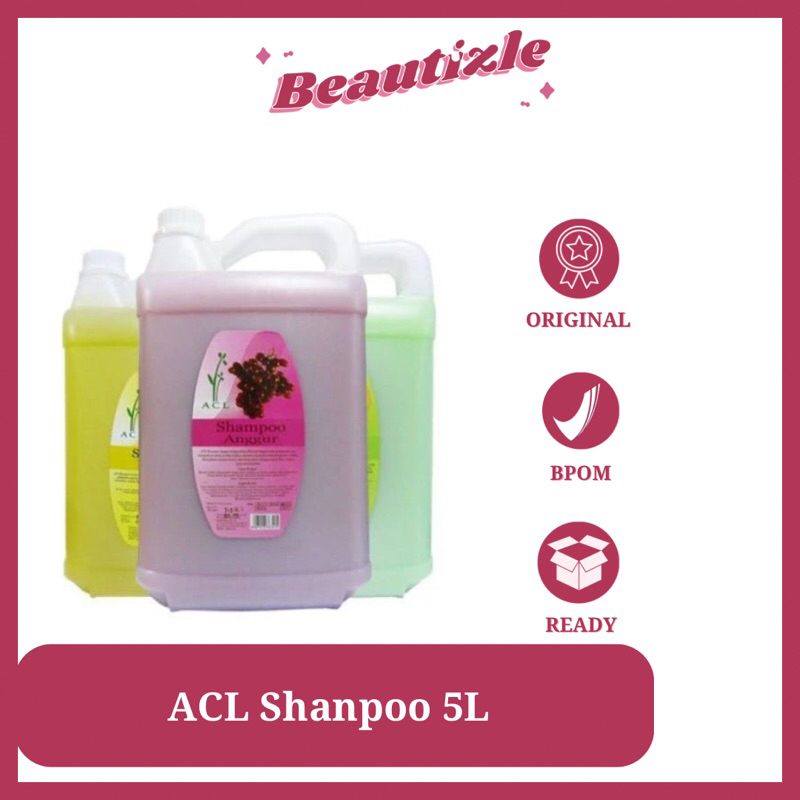 ACL Shampoo 5 Liter Anggur Lavender Greentea Melon Mint