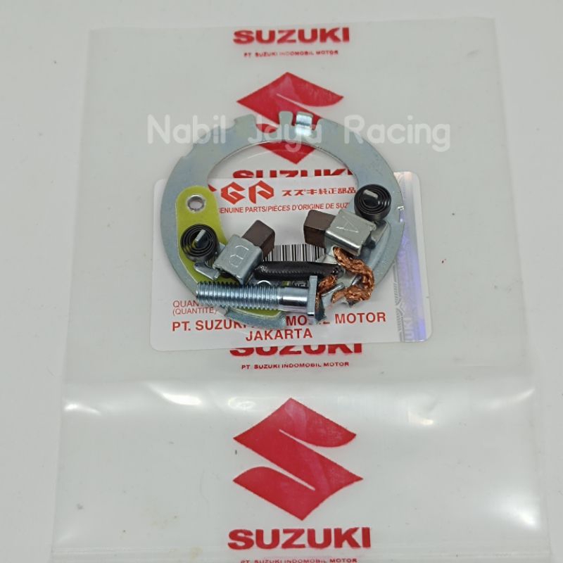 ARANG STATER COOL STATER ASSY BRUSH RUMAH SUZUKI SATRIA FU 150 KARBU