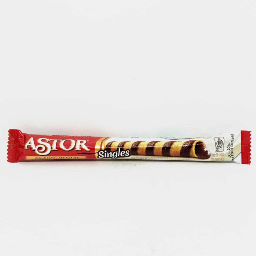 

1PCS Astor Single Wafer Stick Kemasan Single Isi 2 Stick Rasa Coklat 1PCS