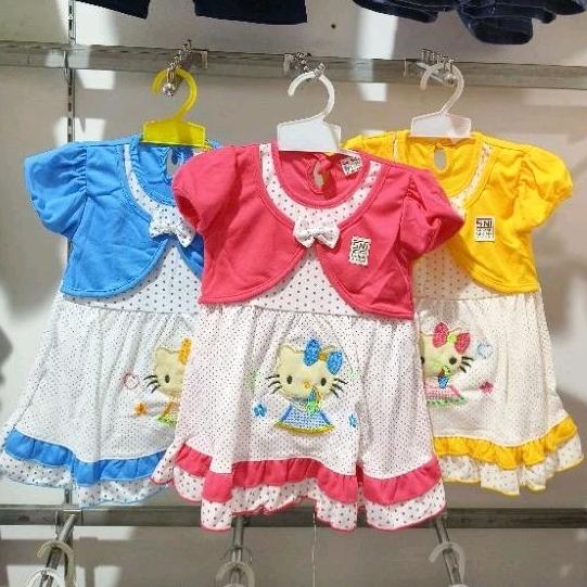 Baju anak perempuan | Dres bayi | Baju harian anak