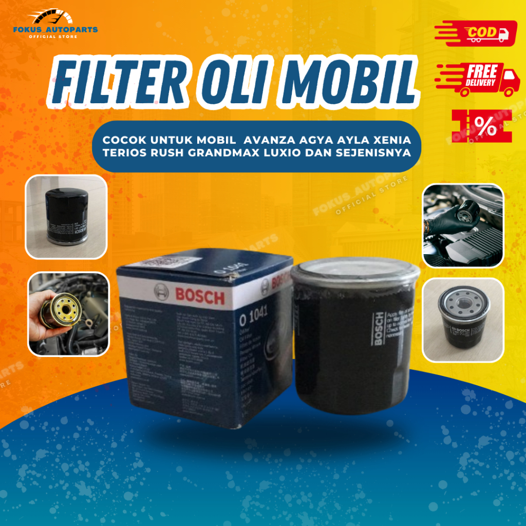 fokusautoparts SARINGAN OLI MOBIL - FILTER OLI AVANZA & AGYA & AYLA & XENIA TERIOS