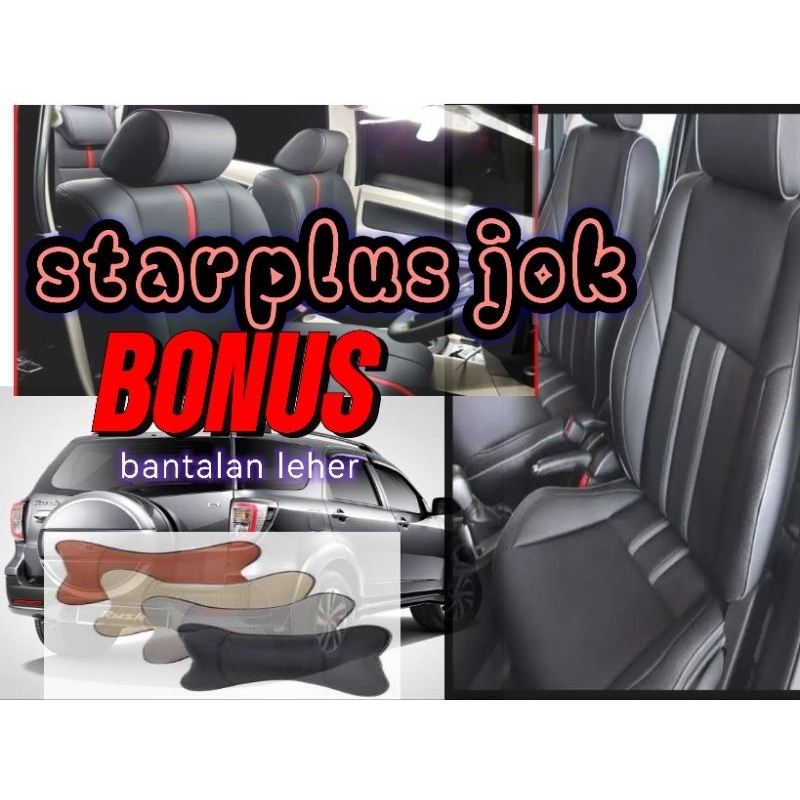 sarung jok mobil Rush n Terios 2008_2015 full 3 baris