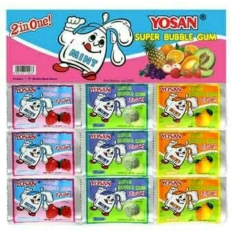 

Permen Karet Yosan isi 24 pcs