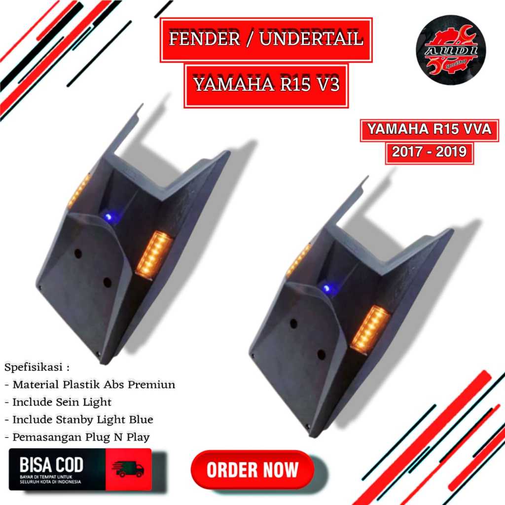 FENDER R15V3 UNDERTAIL R15V3 UNDERTAIL R15 VVA SPAKBOR BELAKANG R15 SEN BELAKANG R15V3 FENDER R15VVA