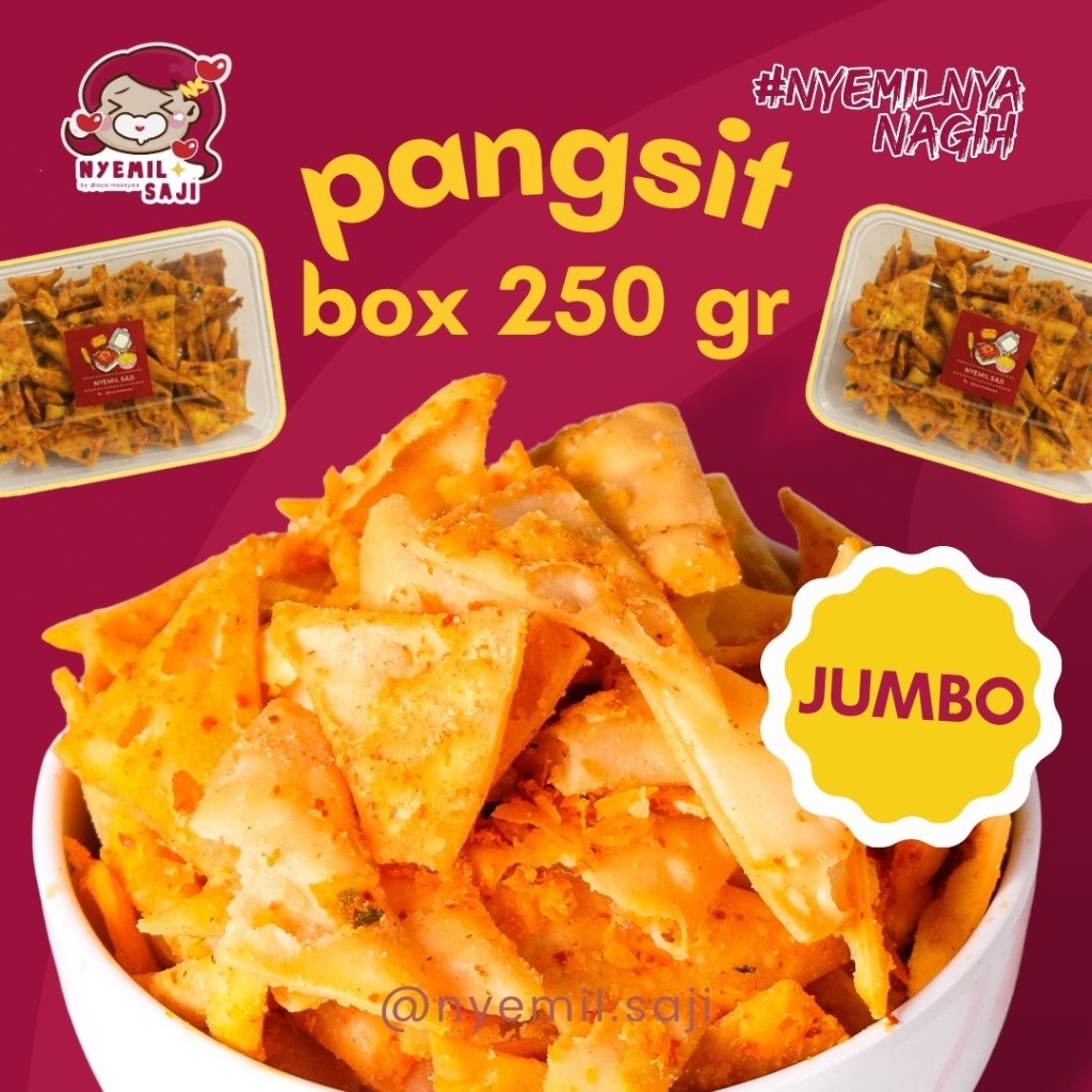 

BOX PANGSIT 250 GRAM NYEMILSAJI
