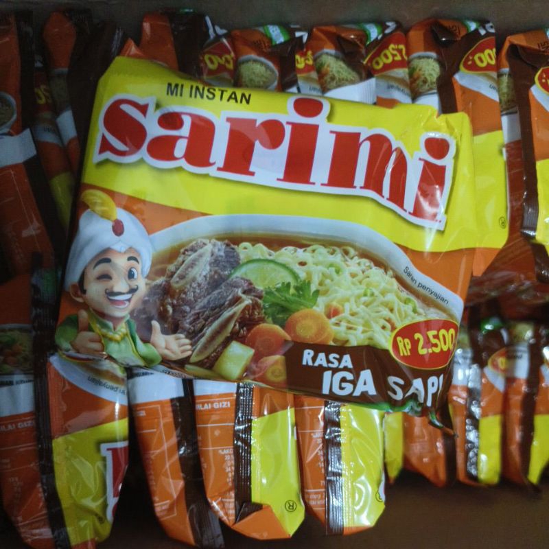 

(5 pcs) PROMO!!! SARIMI Rasa Iga Sapi / Rasa Ayam @70g