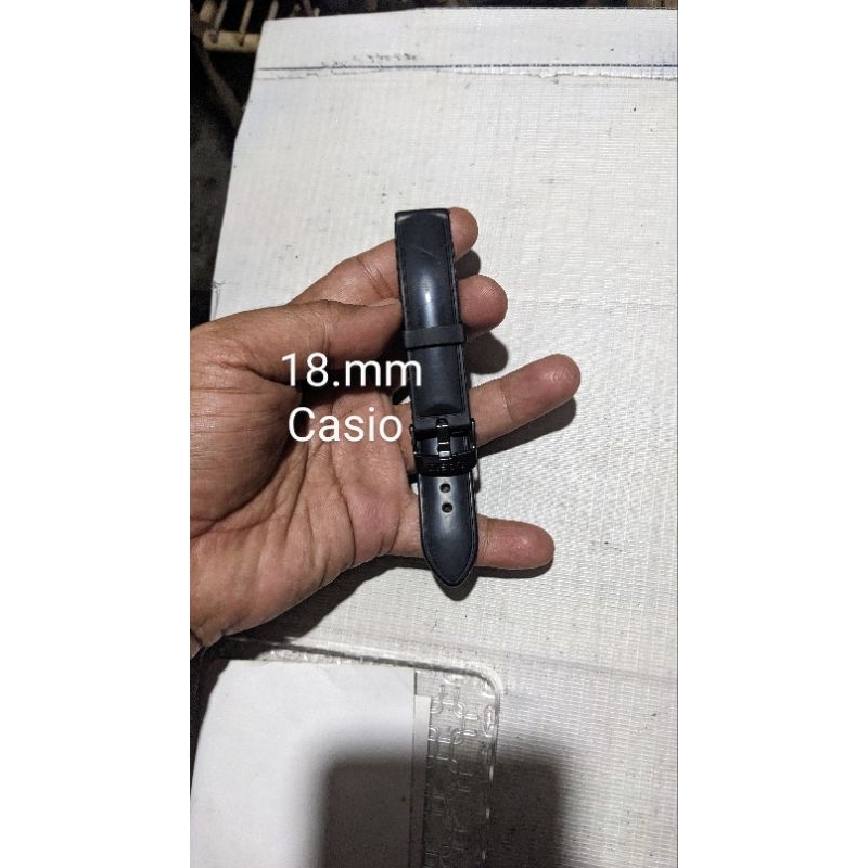 strap jam tangan Casio tali jam tangan Casio 18mm bekas