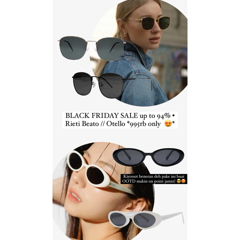 Rieti Otello Brand Korea Sunglasses Original Only