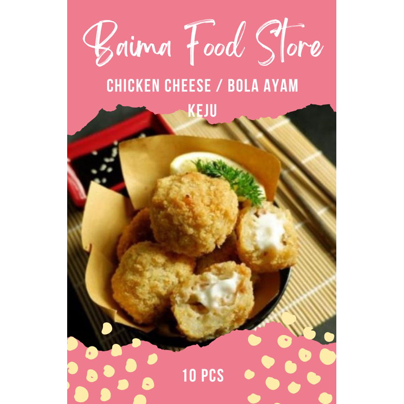 

Chicken Cheese / Bola Ayam Keju 10 Pcs