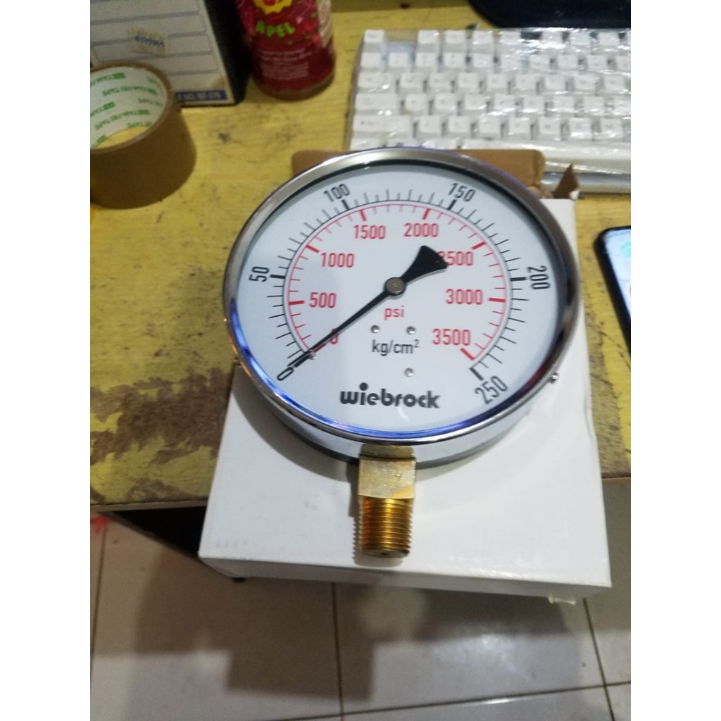 Manometer wiebrock 250kg