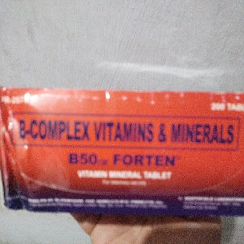 vitamin ayam aduan B50 Forten Original Vitamin Mineral Ayam 200 tablet