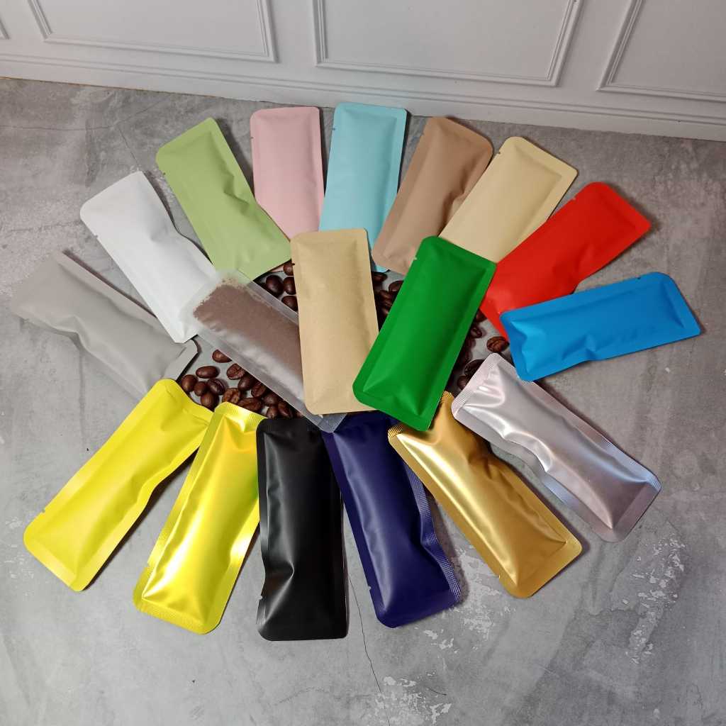 Kemasan Sachet Stick 5 cm x 12,5 cm | Sachet Kecil | Kemasan Sachet Kopi Tubruk
