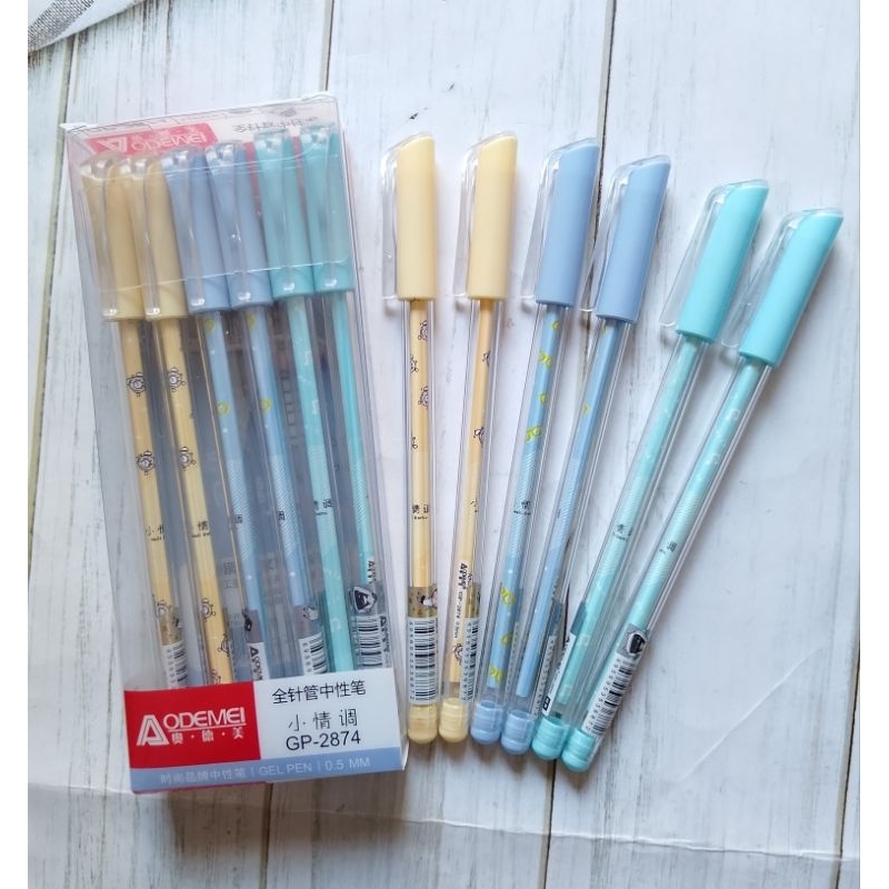 

(12PC) BULPOIN GEL AODEMEI GP-2874 HITAM 0.5MM