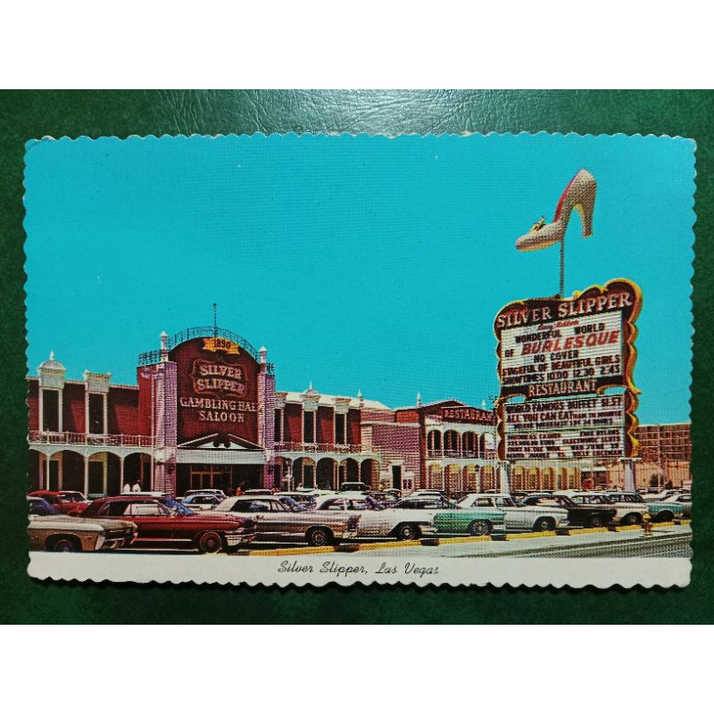 

Post Card USA Silver slipper Las Vegas UN USED