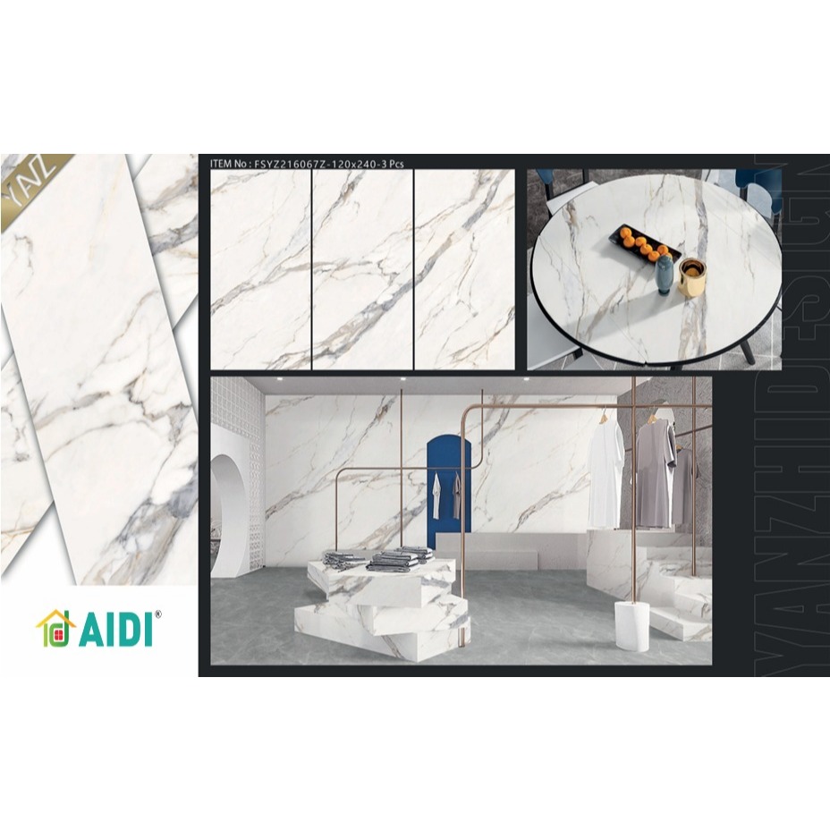 AIDI HPL BOOKMATCH GLOSSY MARBLE GLOSSY PREMIUM AH FSYZ21 6067 Z A B C