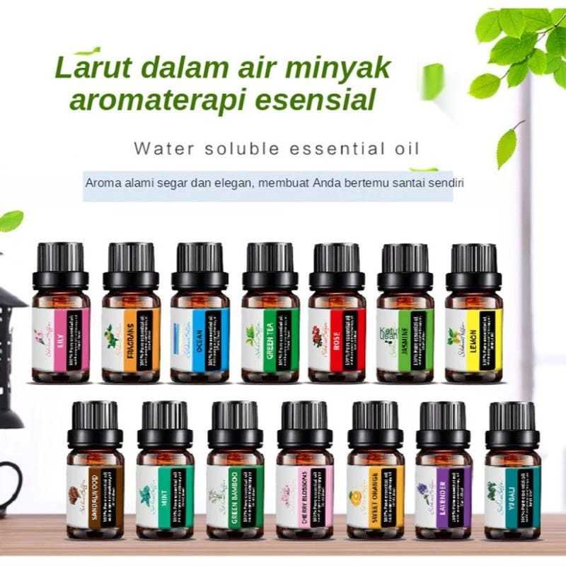 Essential Oil Aromatherapy Diffuser Pengharum Ruangan Fragrance Pewangi Aroma Ruang Humidifier Minya