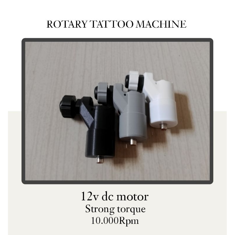 ROTARY 3PCS TATTOO MACHINE SET 3PCS KIT ROTARY