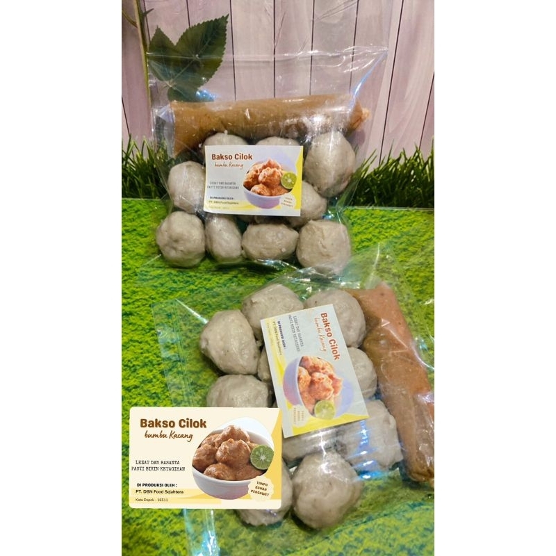 

Bakso cilok bumbu kacang isi 10