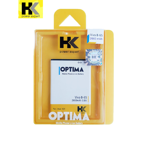 Original HK Optima Baterai Vivo Y15/Y21/Y22/Y23/Y6 B-65 2660 mAh 3.8V Double IC