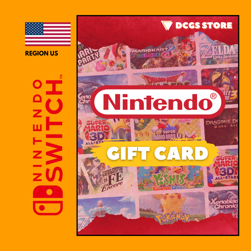 Nintendo Eshop Card Wallet | USA USD $10 $20 $35 $50 ,  SOFTWARE