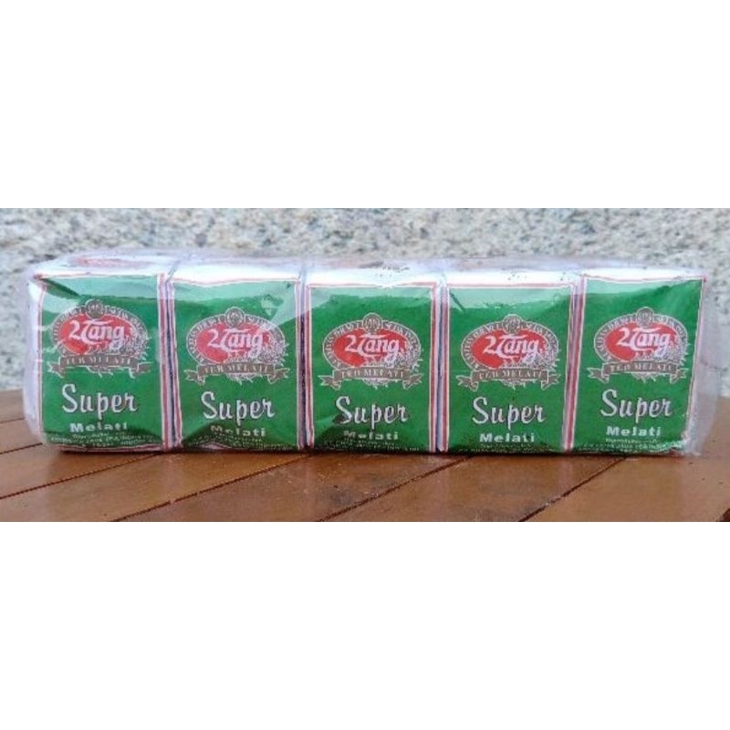 

TEH 2 TANG HIJAU SUPER MELATI (1 PRESS ISI 10 PCS)