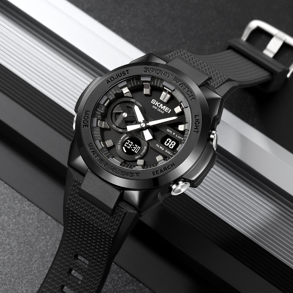 SKMEI 2105 Jam Tangan Pria Digital Analog Sport Watch Anti Air 5 Bar MGOS-1