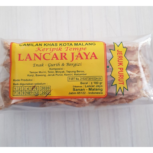 

Kripik Tempe Lancar Jaya khas Malang