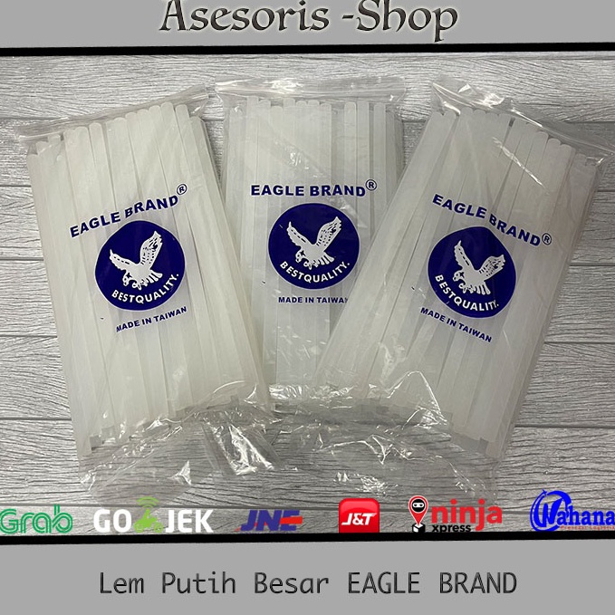 

Isi Lem Tembak Putih EAGLE Brand Lem Putih KECIL merk EAGLE Lem Putih BESAR merk EAGLE 1KG KODE U5F7