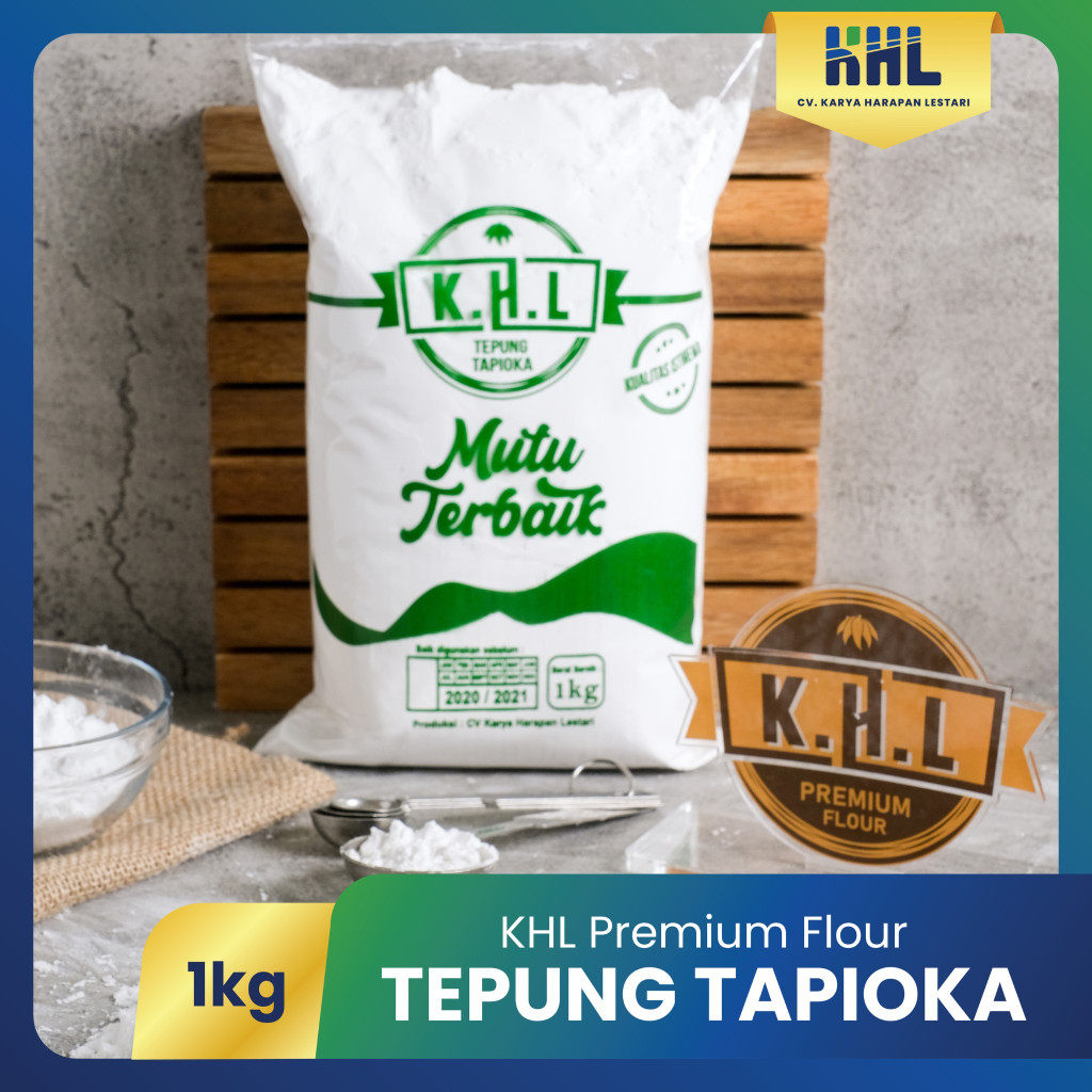 

1 Kg Tepung Tapioka / Tepung Pengental / Tepung Kanji / Tepung Bakso / Tepung Aci / Tepung Cireng