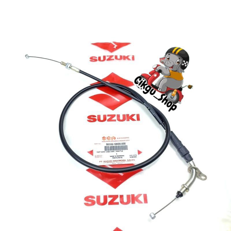 Kabel gas Suzuki Satria Fu fi injeksi original SGP 100%58300-12K00-000