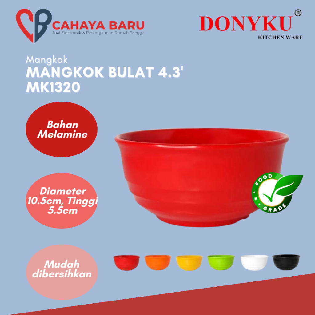 DONYKU MANGKOK BULAT 4.3' MK1320
