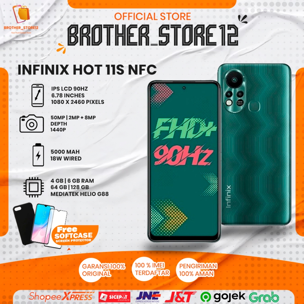 infinix hot 11s nfc second original