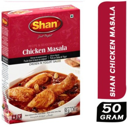 

Bumbu India CHICKEN MASALA SHAN 50G Kari Ayam