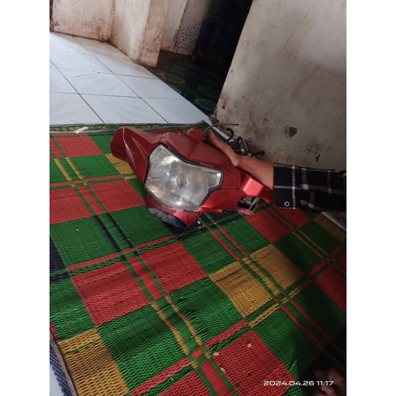 Batok lampu Set sepidometer Vega ZR Warna Merah Ori Copotan Tanpa Minus tinggal pasang