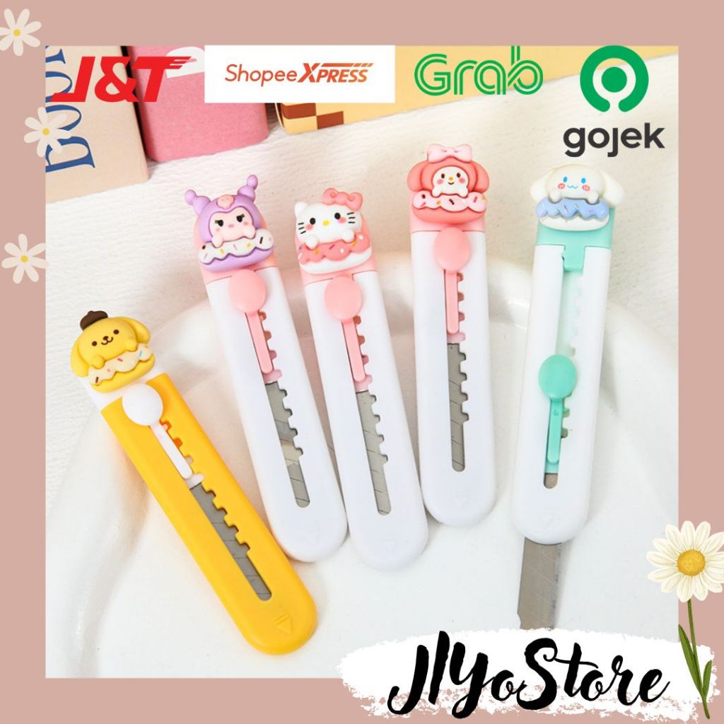 

Cutter Mini Kecil Pisau Ukir Pemotong Perlengkapan Sekolah ATK Stationery Lucu Aesthetic