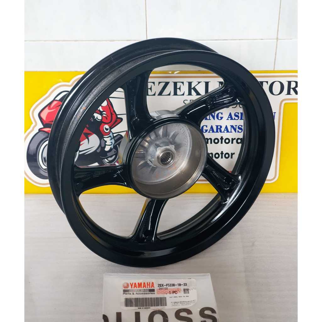 VELG PELEK RACING BELAKANG MIO SOUL GT 125 2SX-F5338-10-33 ASLI ORI YAMAHA