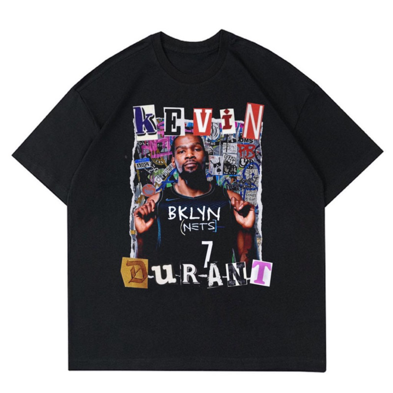 KAOS KEVIN DURANT VINTAGE COTTON COMBED 24s | T-SHIRT BAJU GAMBAR KEVIN DURANT OVERSIZE 24s | KAOS K