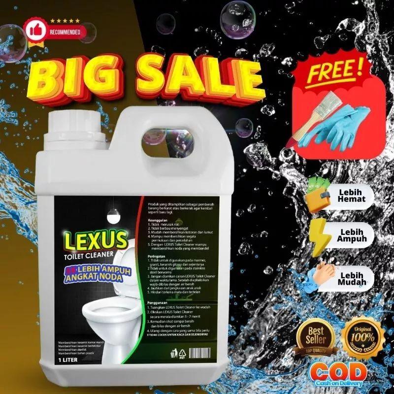 Lexus Cleaner Pembersih Kerak Noda Membandel Rumah Tangga Kamar Mandi dll