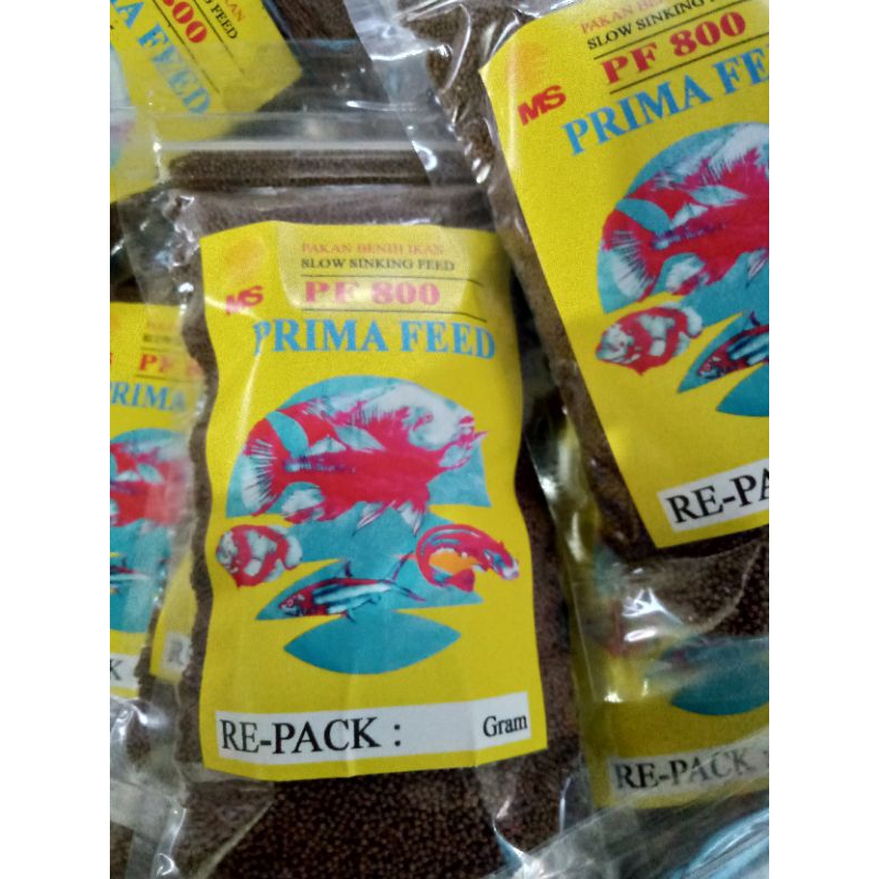Pelet Ikan PF 800 Repack 100gr