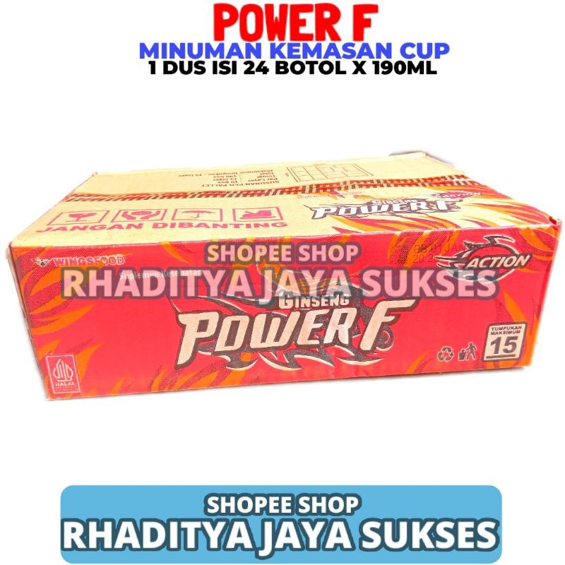 

Minuman Power F Ginseng Rasa Action 1 Dus