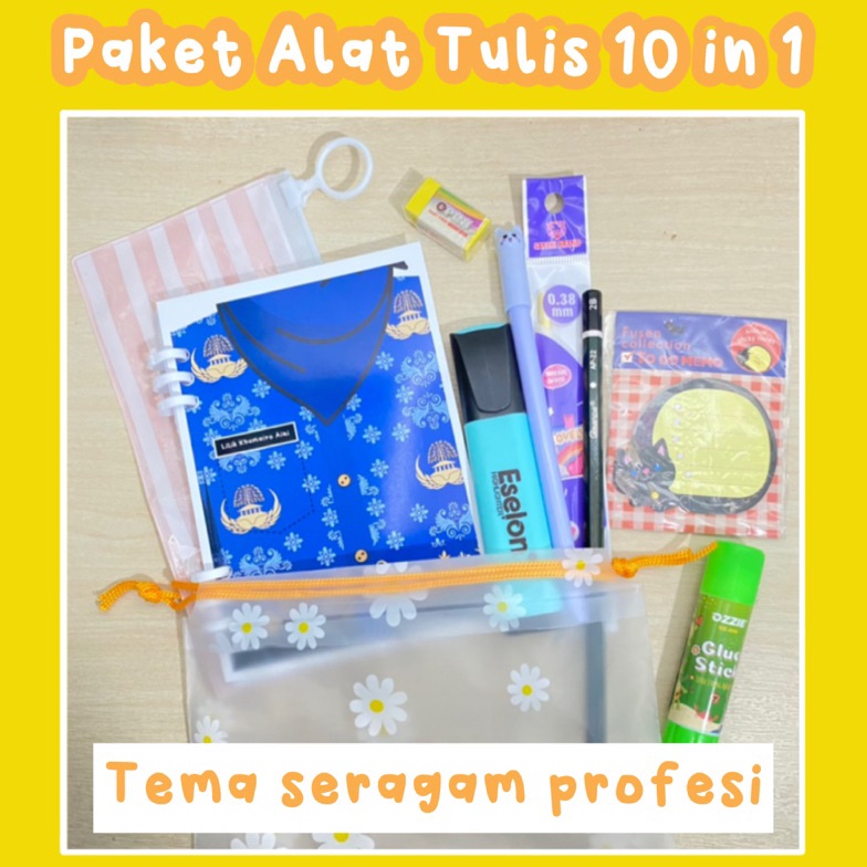 

Paket Alat Tulis 1IN1 Seragam Profesi Guru Stationery 1IN1 KODE P9D9