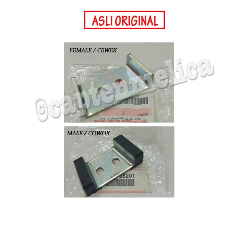 ORI Engsel male female pintu belakang Bagasi suzuki jimny katana Pegangan Setop Pelipit Plipit Lis L