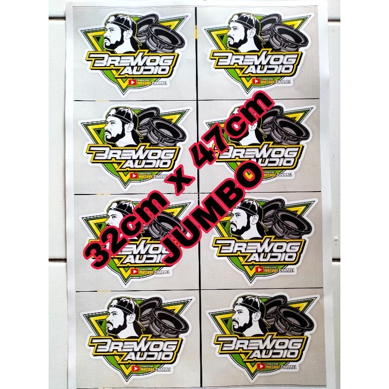 

STIKER BREWOG AUDIO | STIKER BREWOG ISI 8 BIJI BAHAN CROMO