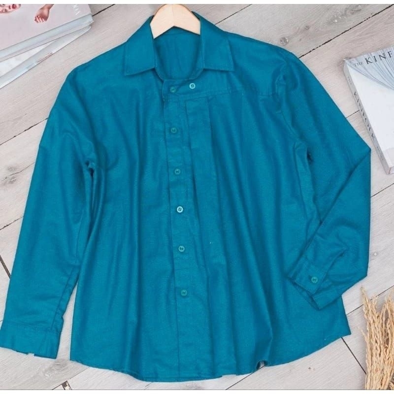 Atasan blouse kemeja wanita jumboLd 115cm baju atasan wanita kekinian baju wanita 2024 atasan wanita